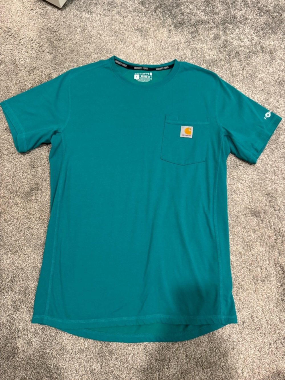 Carhartt | Men’s Teal Pocket Short-Sleeve Tee